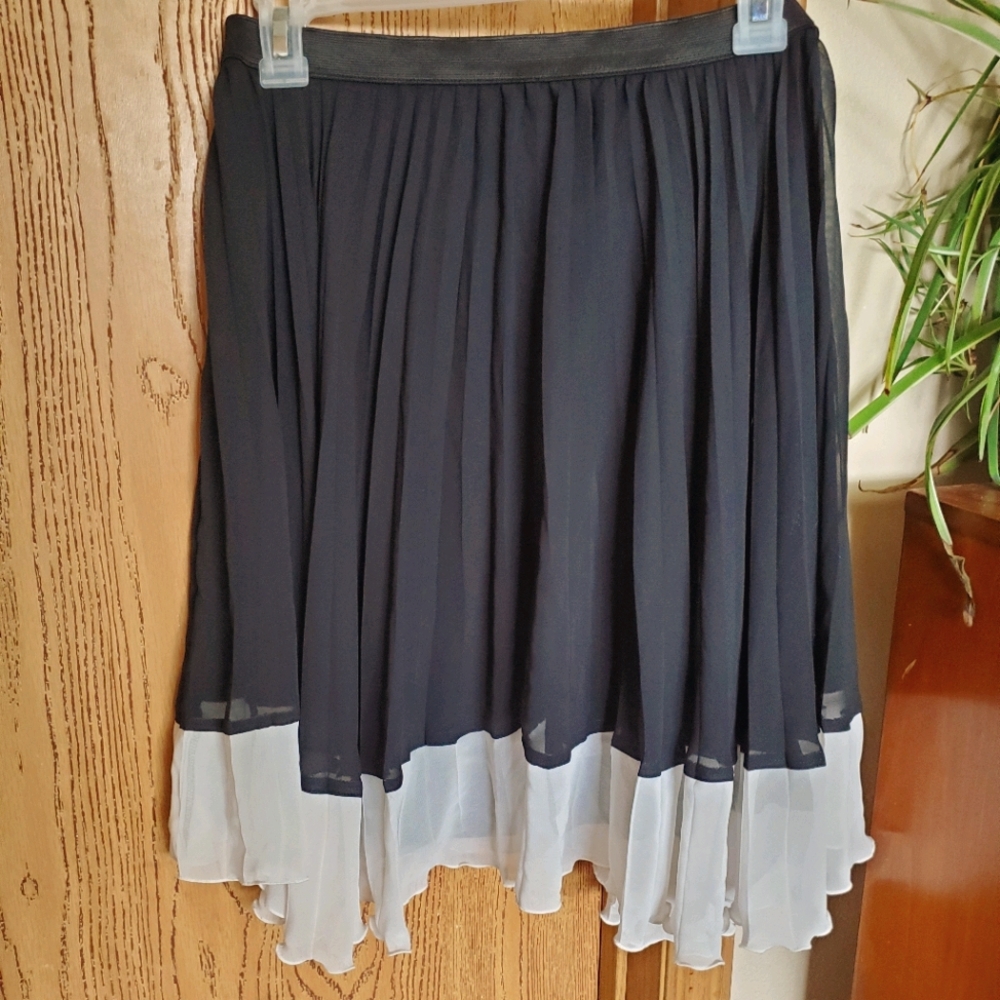 Pleated Flowy Skirt
